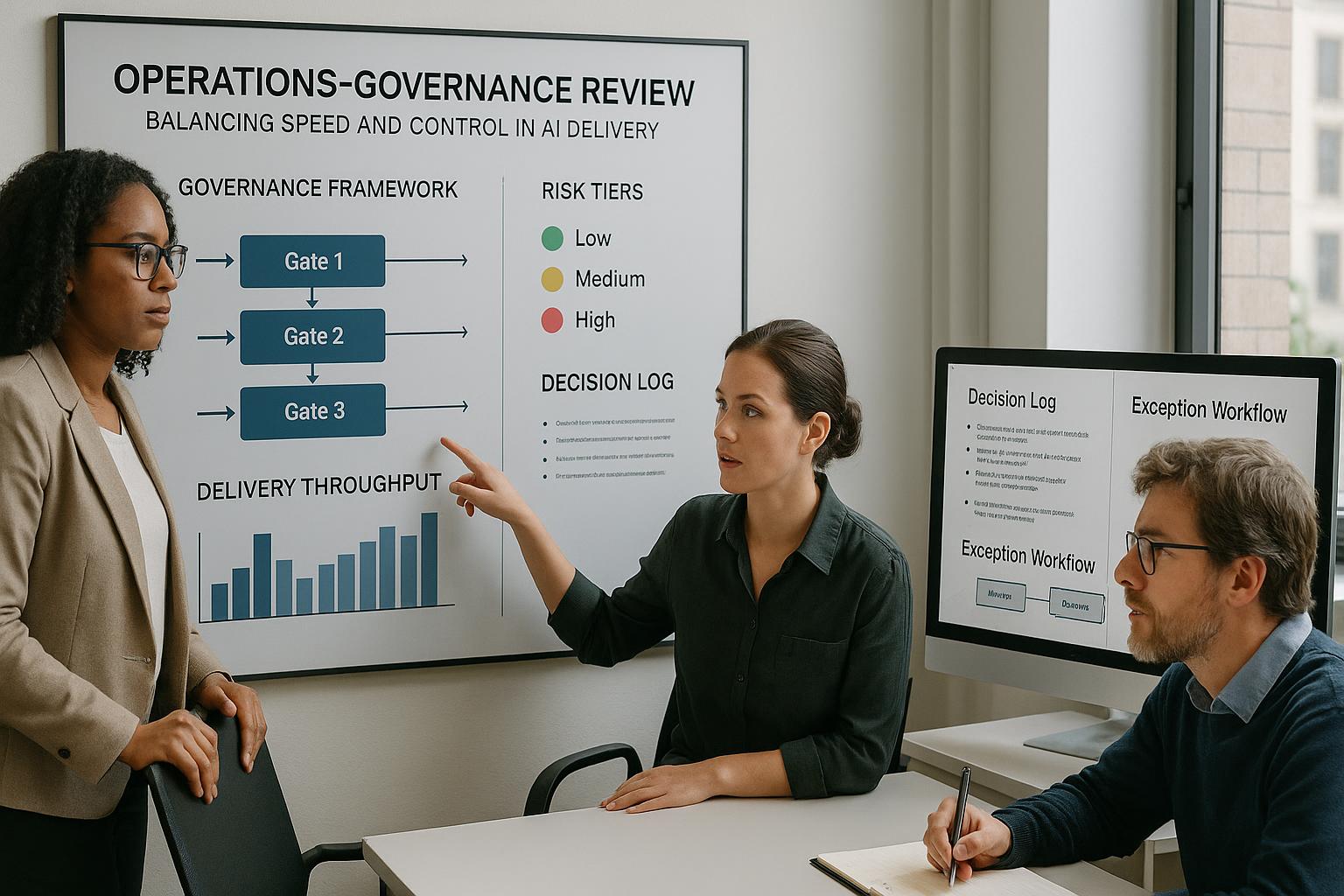 AI governance framework that scales without killing delivery