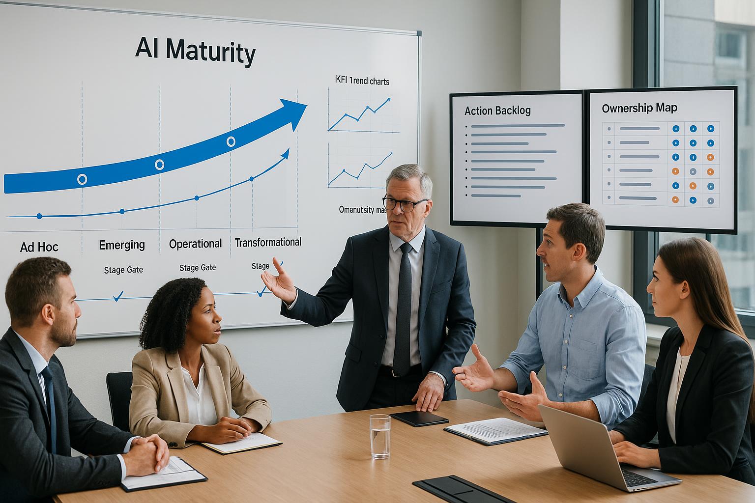 Cover image for Enterprise AI maturity in five steps: a practical ops playbook