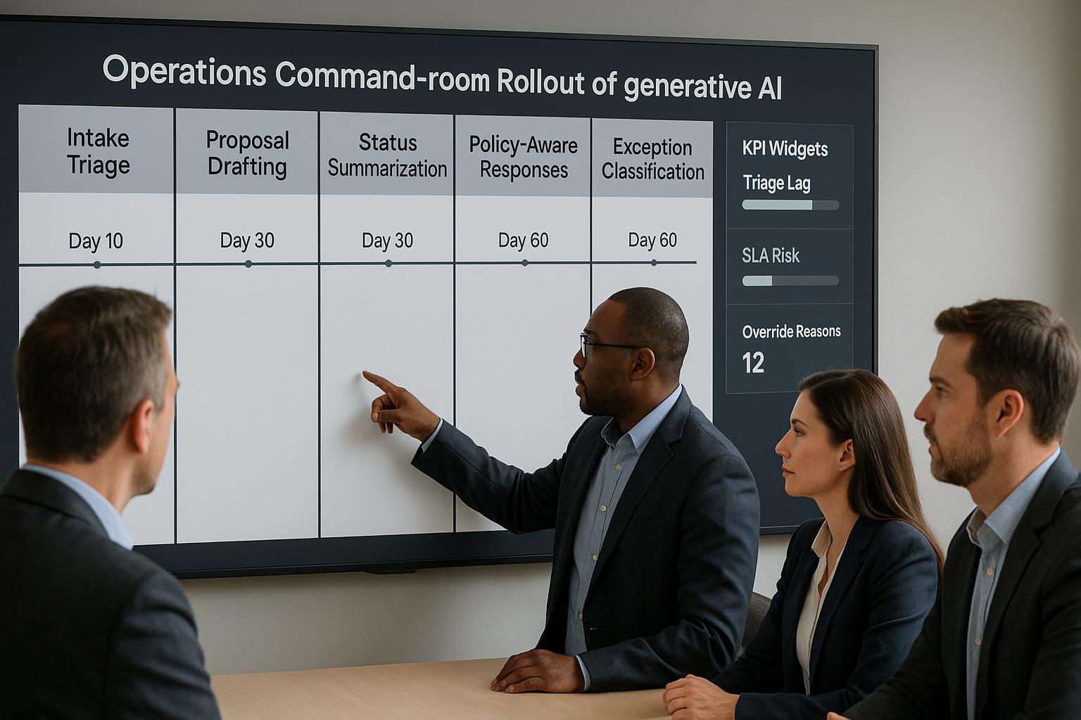 Cover image for Five Generative AI Workflows Ops Teams Can Deploy in 60 Days