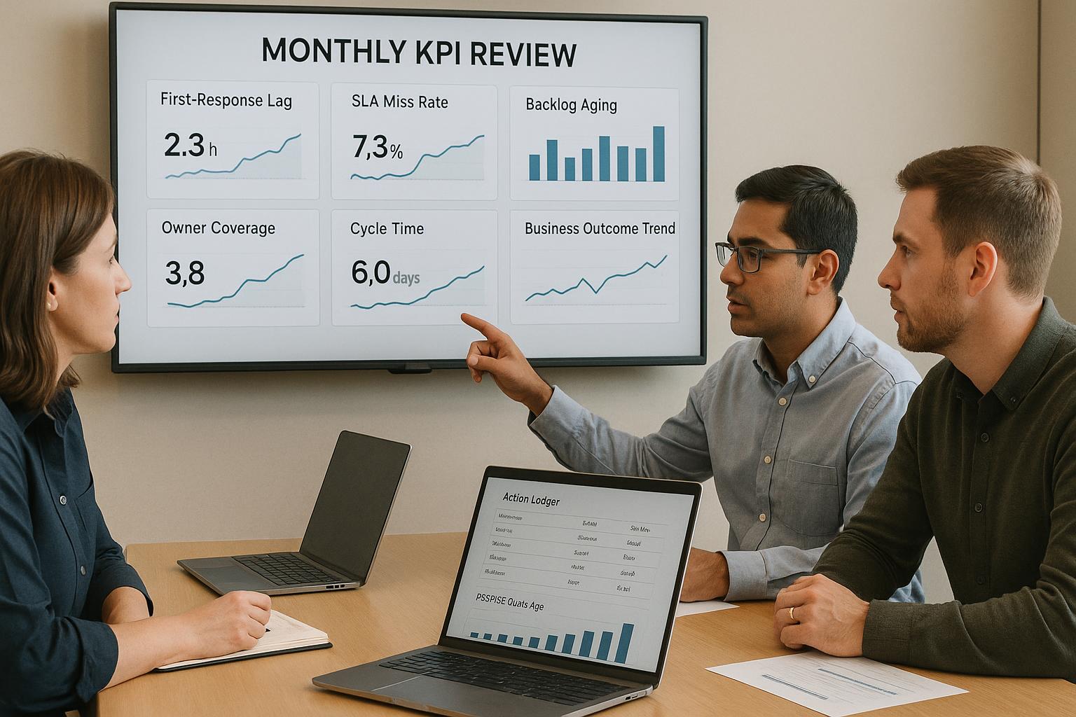 Cover image for Simple KPI Stack for Internal Systems Projects: What to Measure Monthly